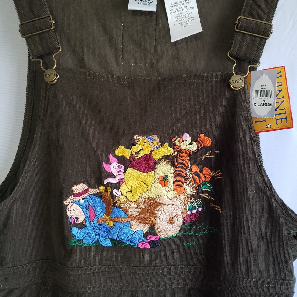 NWT Disney Winnie The Pooh  Overall Style Dress